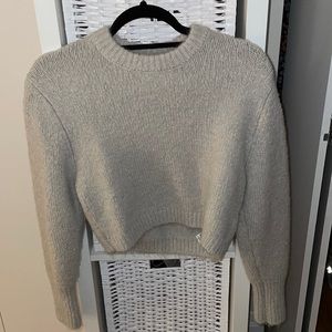 Cropped Zara sweater